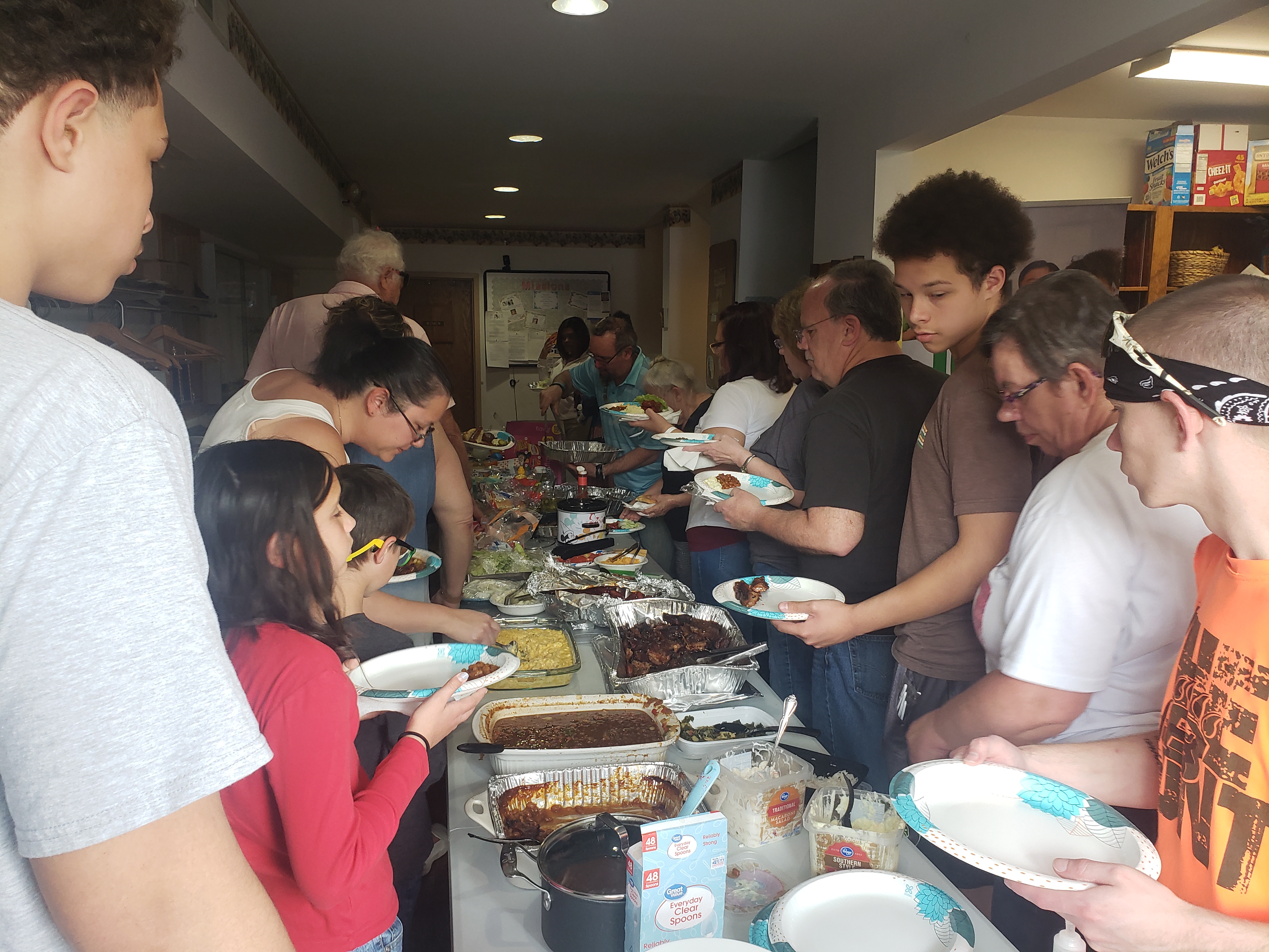 Easter service BBQ