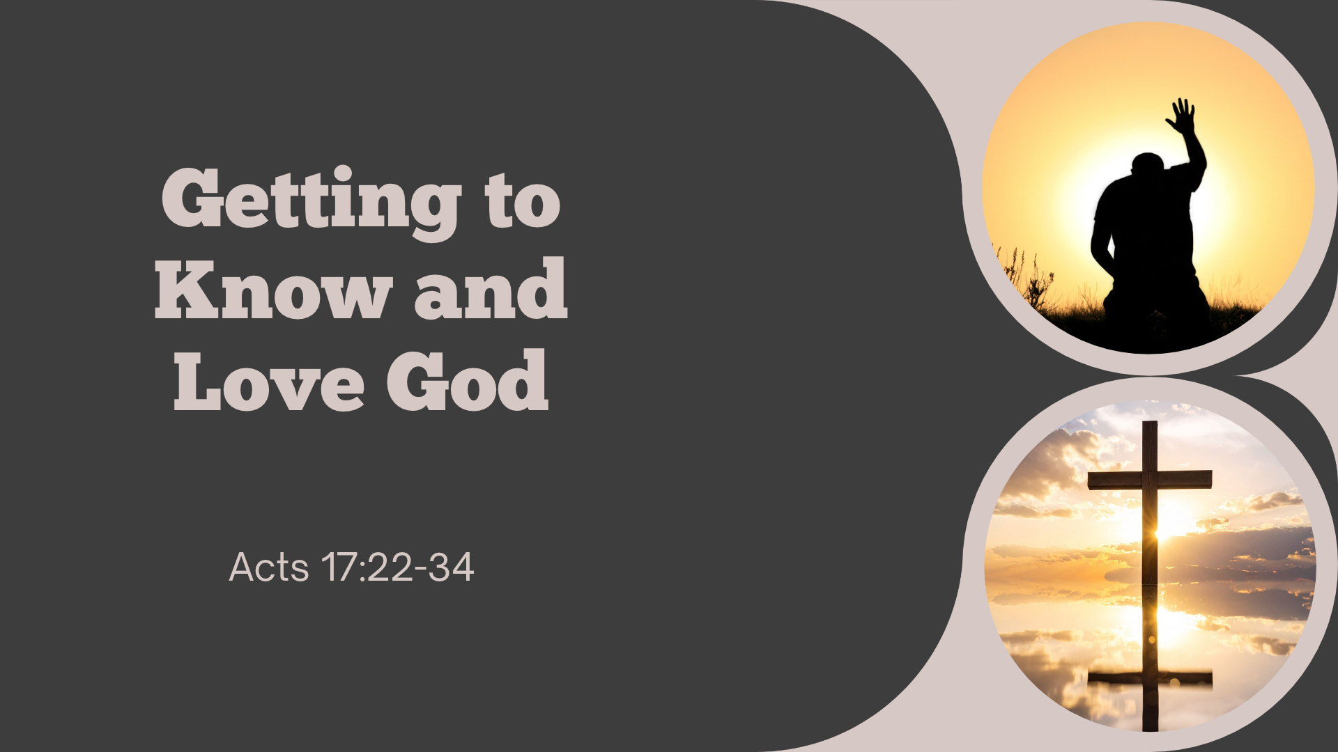 current sermon series at our church